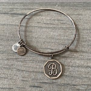 Alex and ani B initial bracelet